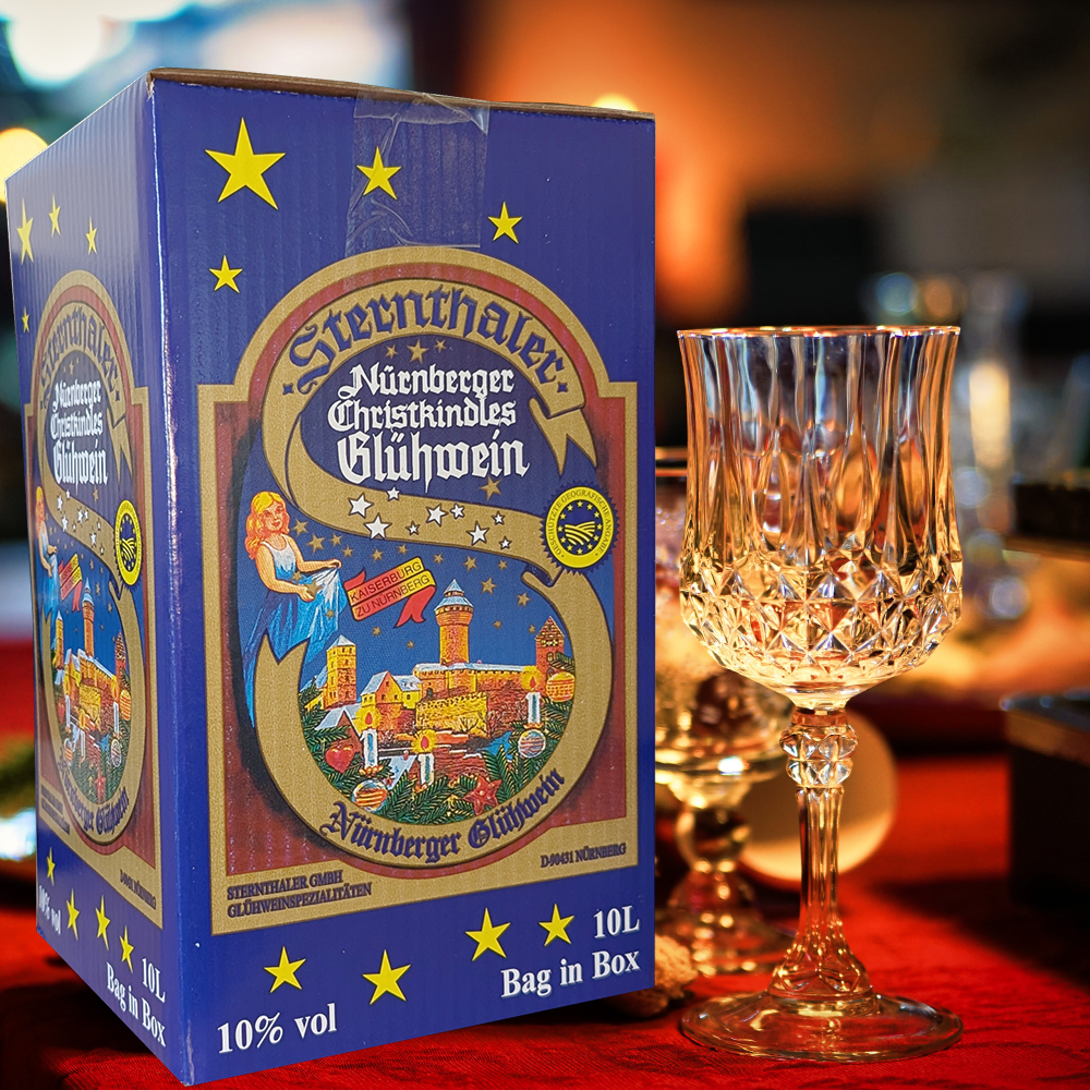 Sternthaler Nürnberger Christkindles Glühwein Rot, Bag-in-Box, 10l