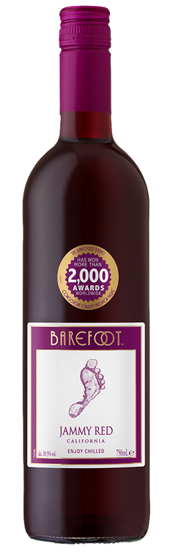 Barefoot Jammy Red, süß, 0,75l