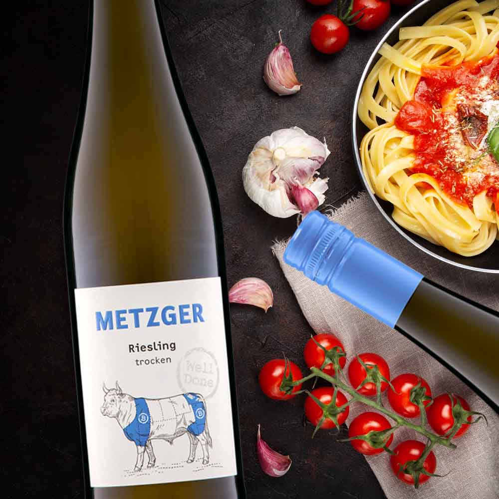 Weingut Metzger Riesling Well Done Weißwein, trocken, 2021, 0,75l