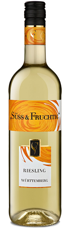 Württemberger Süß & Fruchtig Riesling QbA, süß, 0,75l