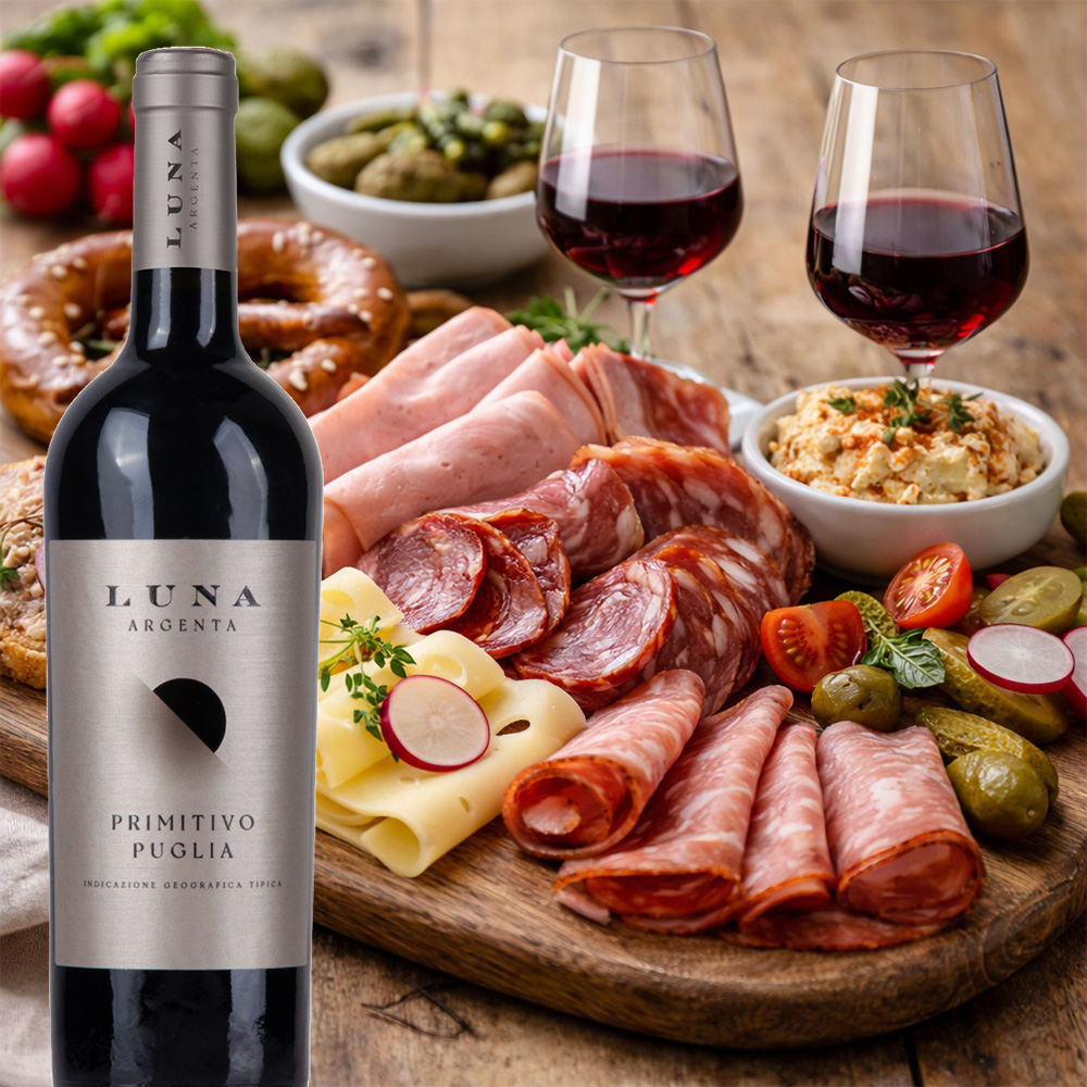 Luna Argenta Primitivo Puglia IGT, halbtrocken, 2024, 0,75l