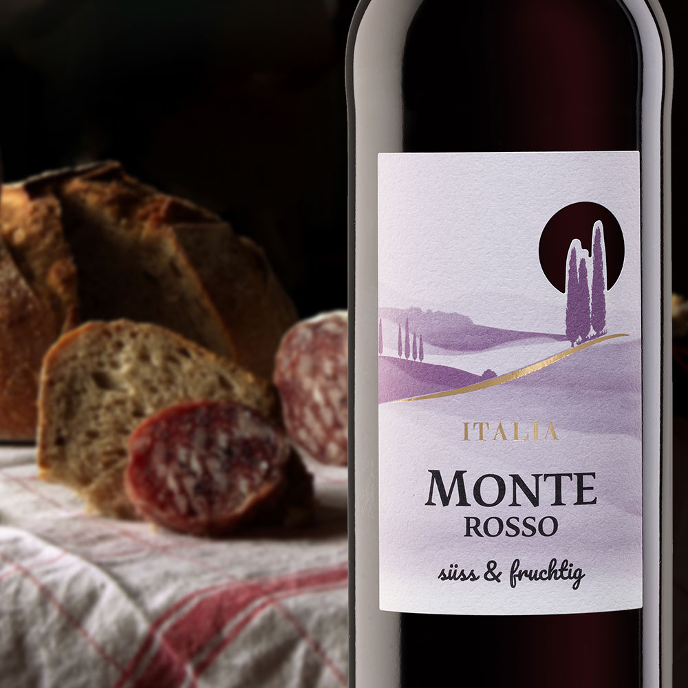 Monte Rosso, süß&fruchtig, 0,75l