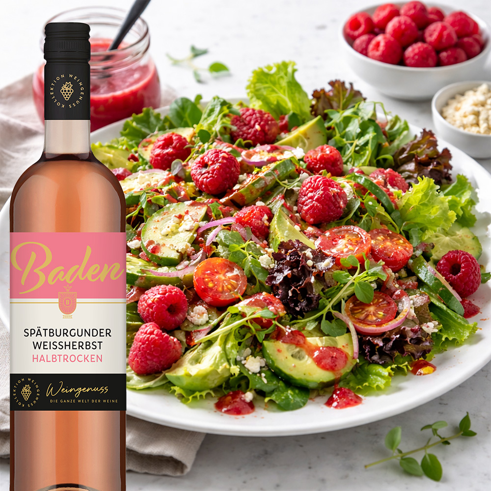 Wein-Genuss Spätburgunder Weißherbst QbA, halbtrocken, 2023, 0,75l