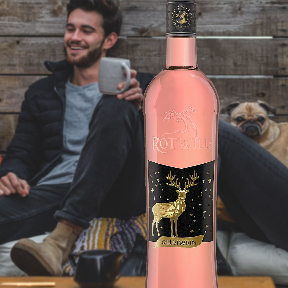 Rotwild Glühwein Rosé, lieblich, 0,75l