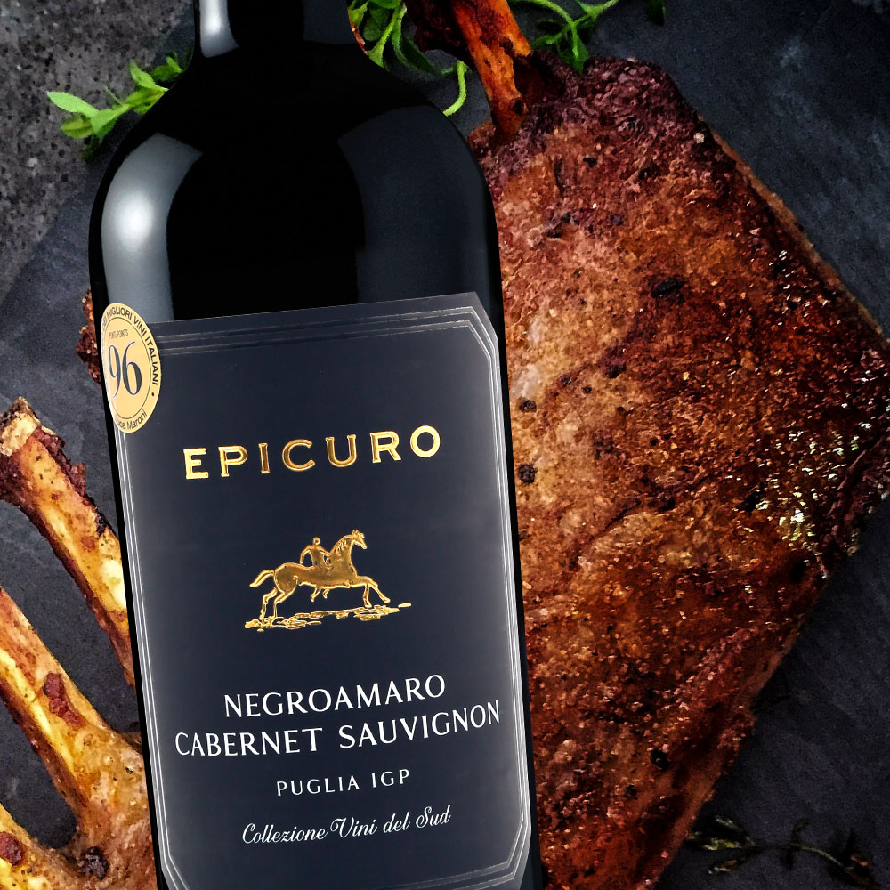 Epicuro Negroamaro Cabernet Sauvignon, halbtrocken, 2022, 0,75l