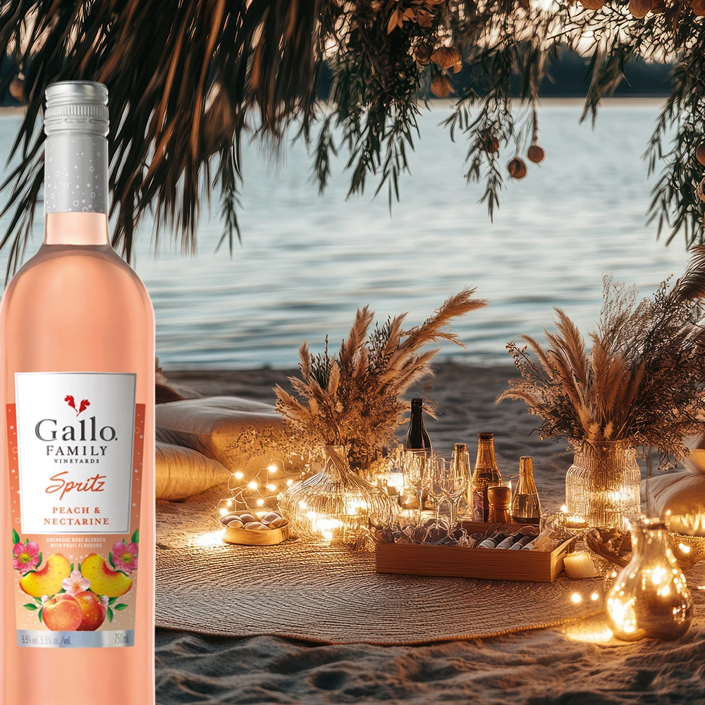 Gallo Spritz Peach & Nectarine, fruchtig, 0,75l