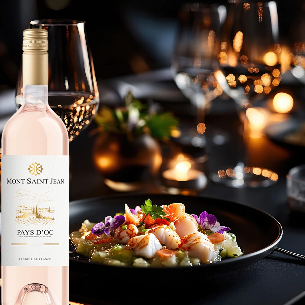 Mont Saint Jean Rosé, halbtrocken, 2024, 0,75l