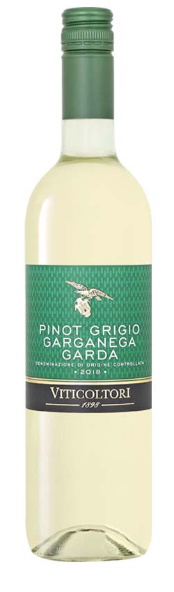 Viticoltori Pinot Grigio Garganega Garda DOC, trocken, 2023, 0,75l