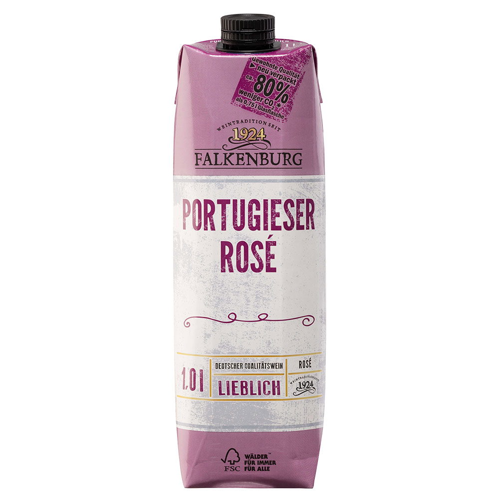 Falkenburg Portugieser Rosé QbA, lieblich, 2022, 1,0l
