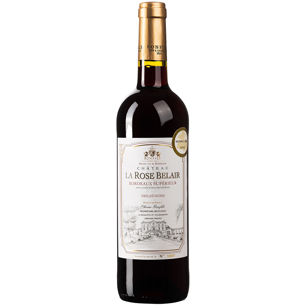 Bonfils Château La Rose Belair Bordeaux Supérieur, trocken, 2021, 0,75l