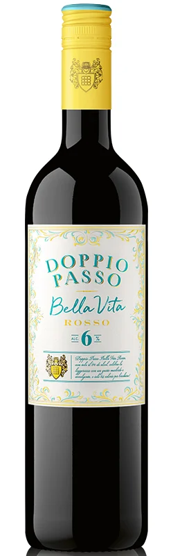Doppio Passo Bella Vita Rosso, lieblich, 0,75l