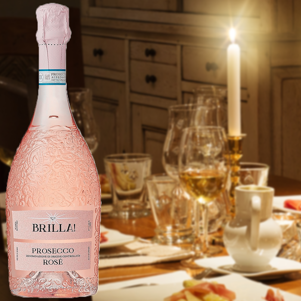 Brilla! Prosecco DOC Spumante Rosé Extra dry, 0,75l