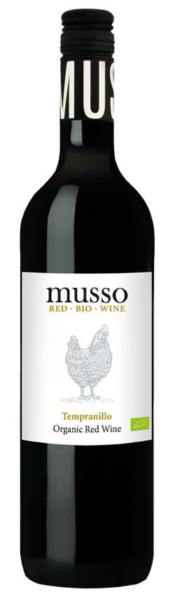 Musso Tempranillo Bio-Rotwein, trocken, 2022, 0,75l