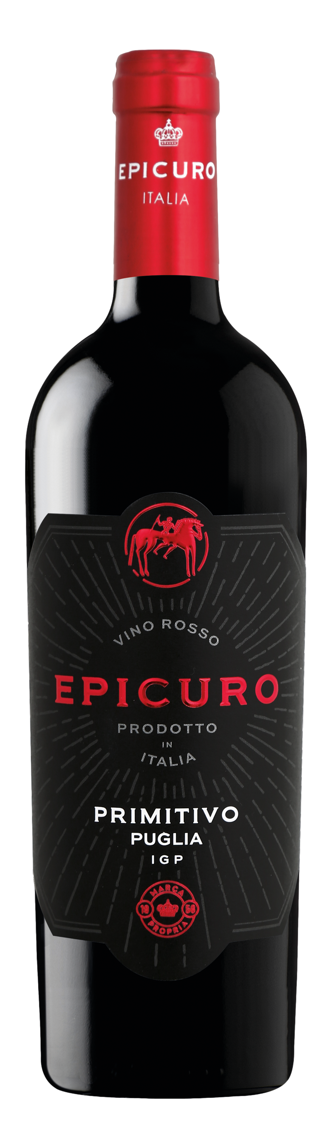 Epicuro Rotwein Probierpaket (6 x 0,75l) + VINOX Winecards