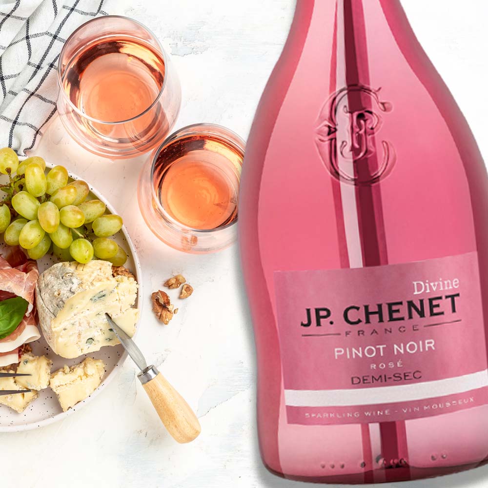 JP.Chenet Divine Pinot Noir Rosé, halbtrocken, 0,75l