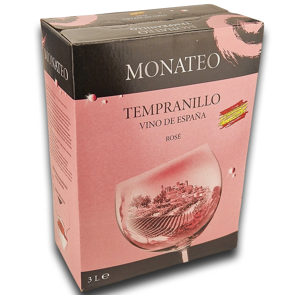 Monateo Tempranillo Rosè, trocken, 2025, Bag-in-Box, 3,0l