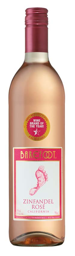 Barefoot White Zinfandel Rosé, lieblich, 0,75l