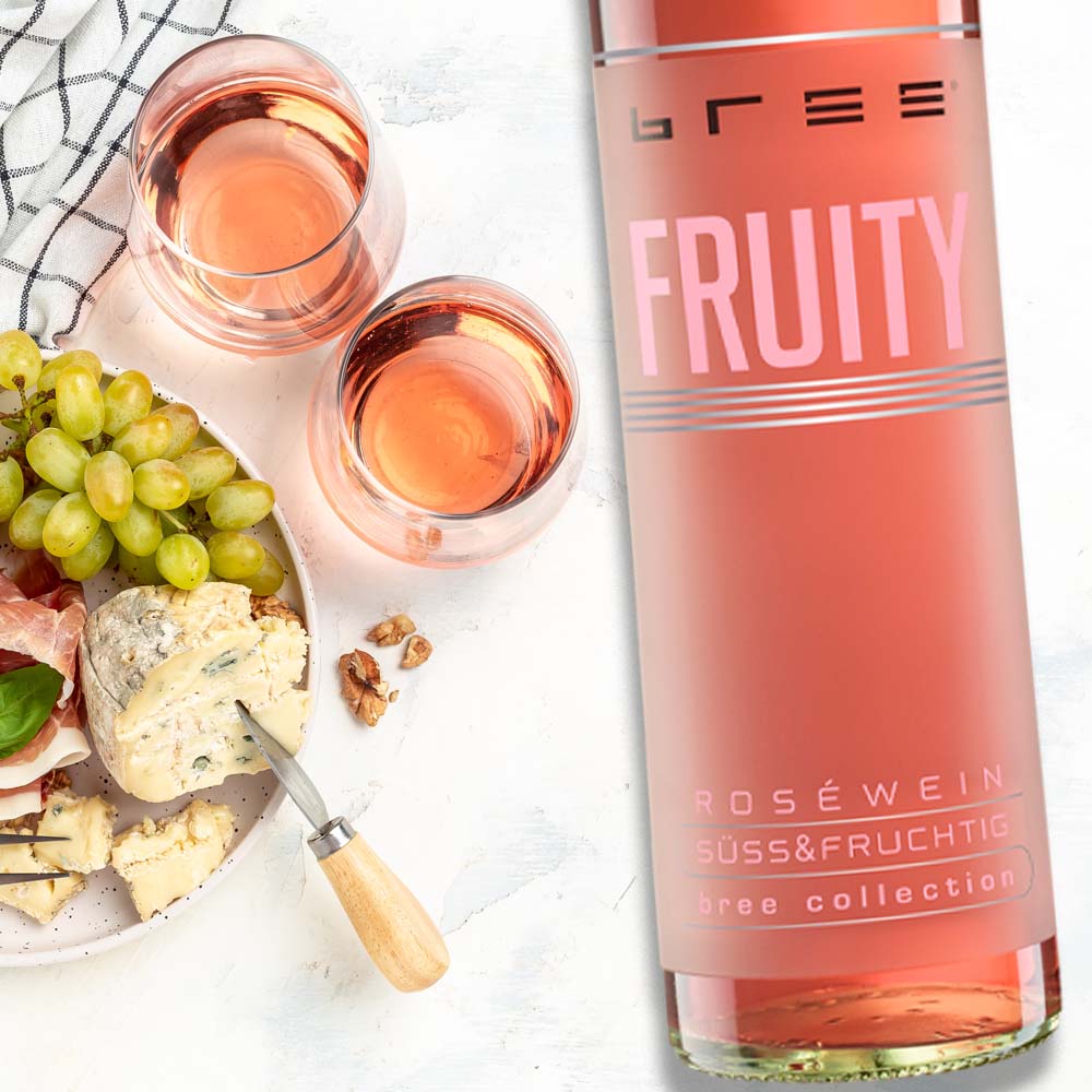 Bree Fruity Roséwein, süß&fruchtig, 2023, 0,75l