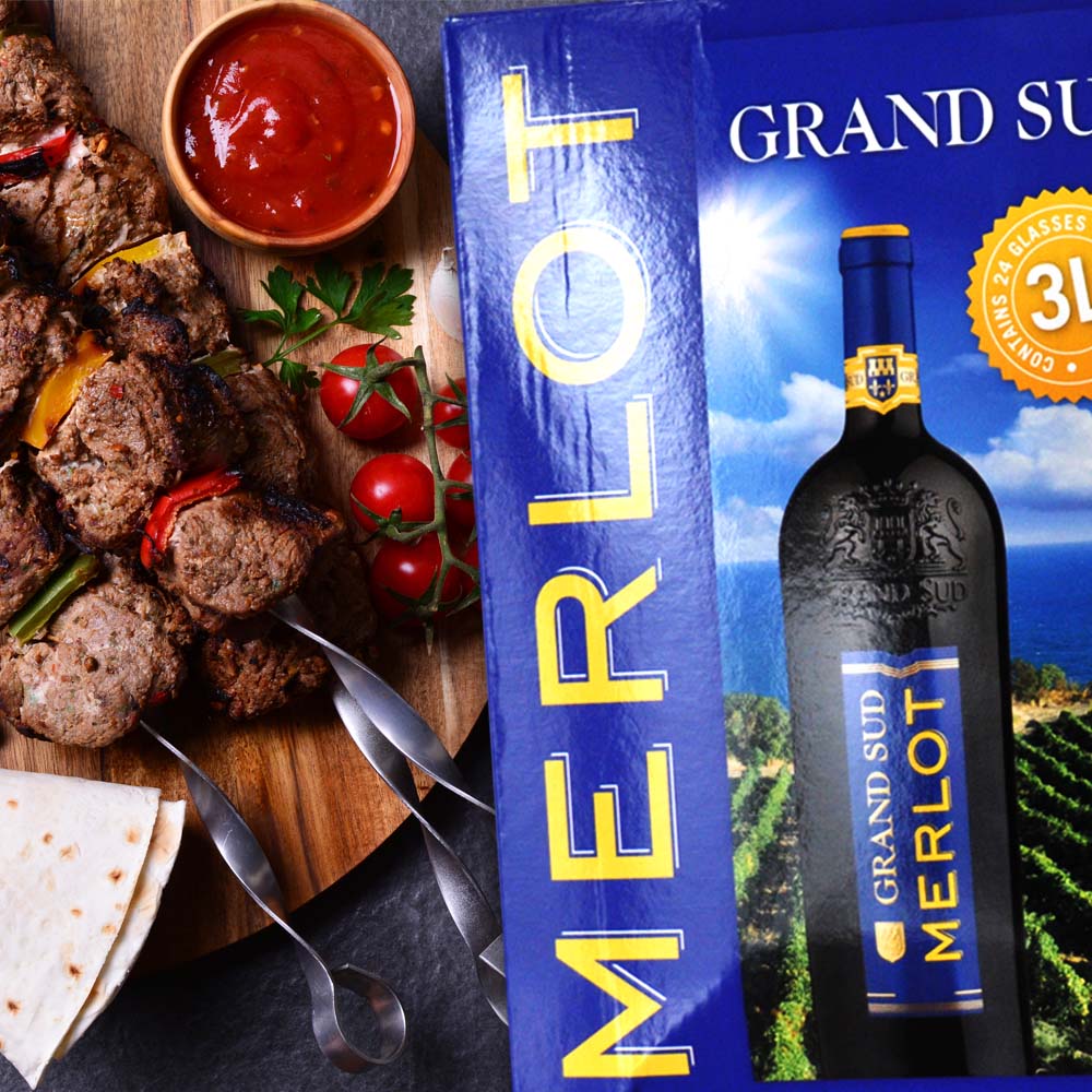 Grand Sud Merlot, trocken, 2024, Bag-in-Box, 3,0l