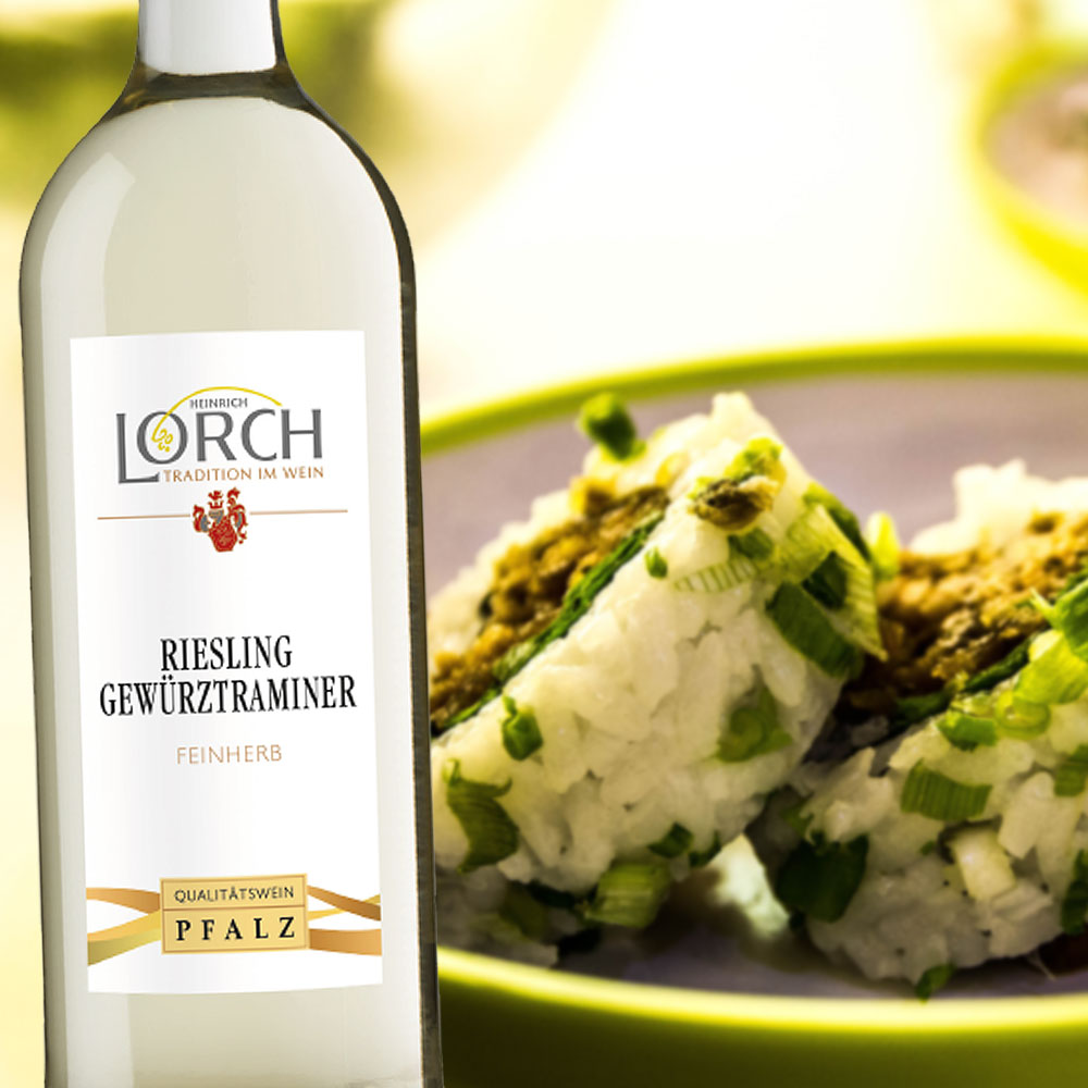 Lorch Riesling-Gewürztraminer QbA, feinherb, 2023, 1,0l