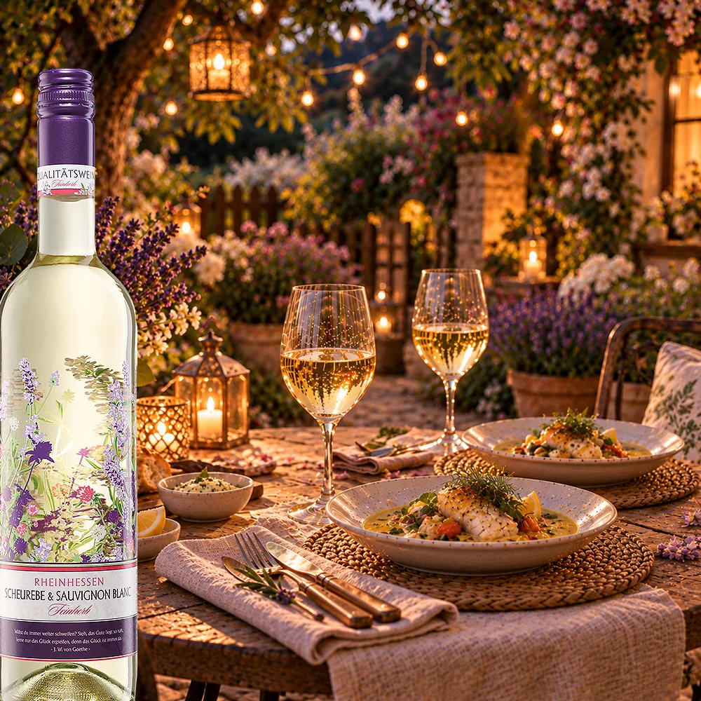 Lavendelmeer Scheurebe & Sauvignon Blanc QbA, feinherb, 2025, 0,75l