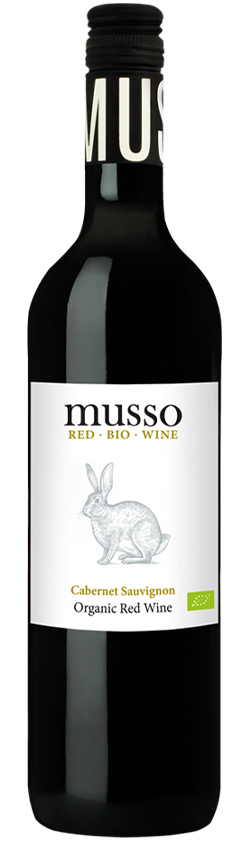 Musso Cabernet Sauvignon Bio-Rotwein, trocken, 2021, 0,75l