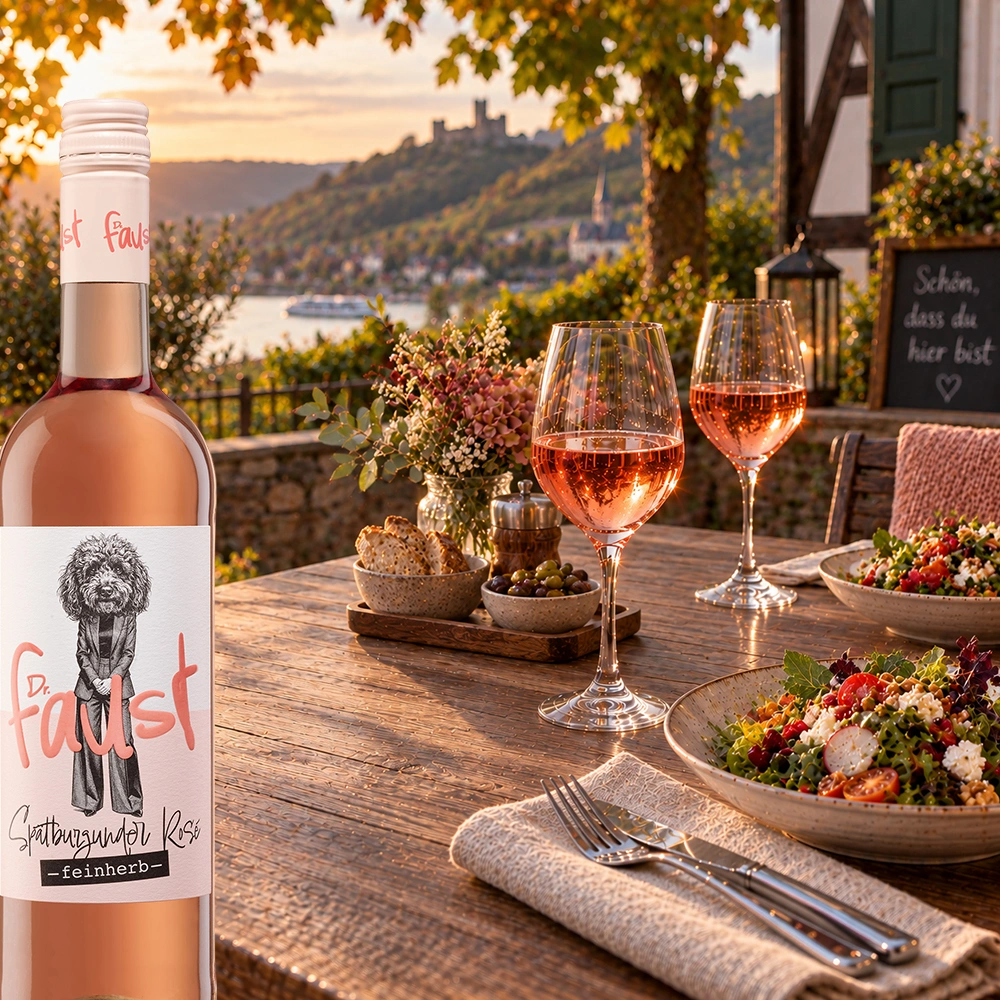 Dr.Faust Spätburgunder Rosè QbA, feinherb, 2025, 0,75l