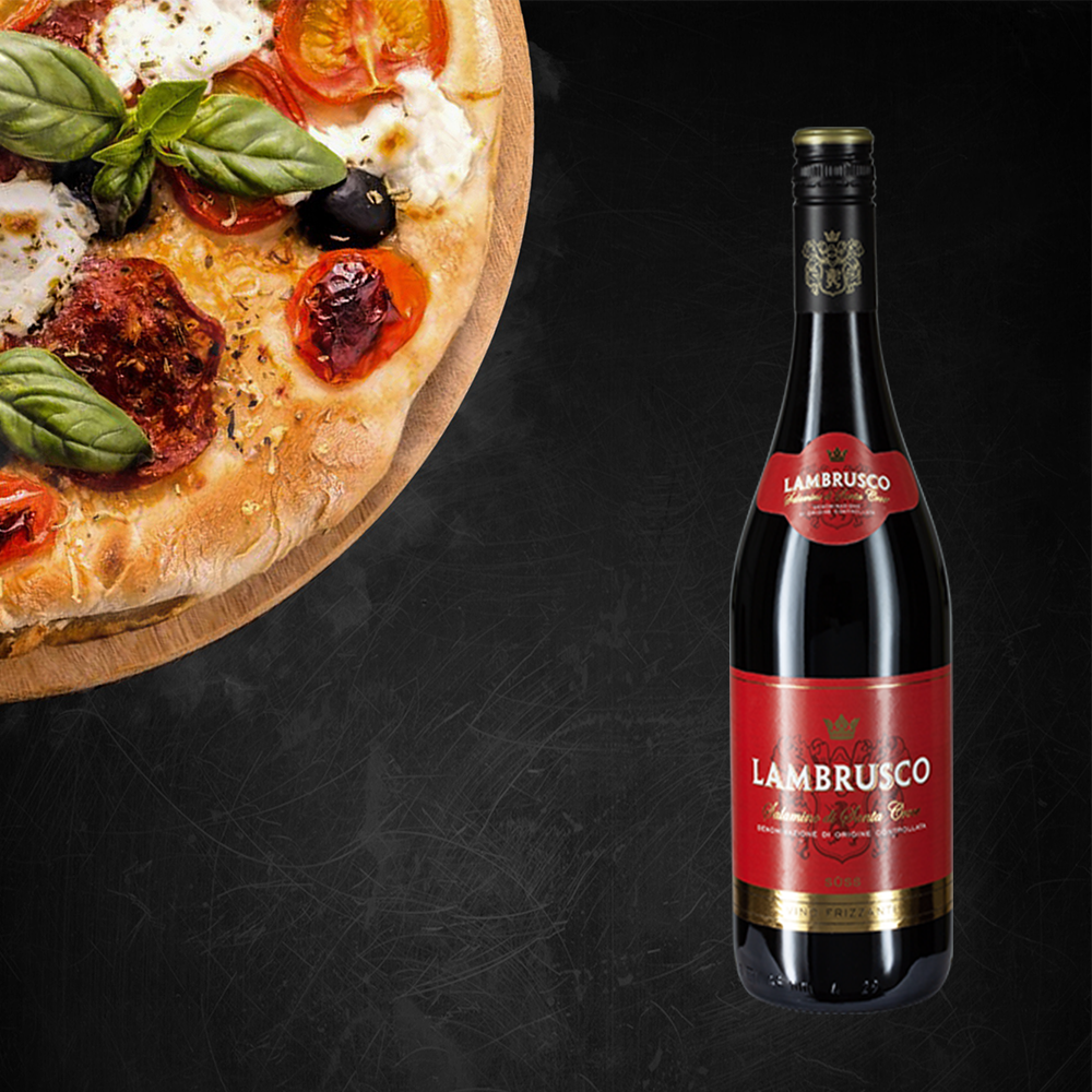 Lambrusco Vino Frizzante, süß, sortenreines Weinpaket (6x0,75l)
