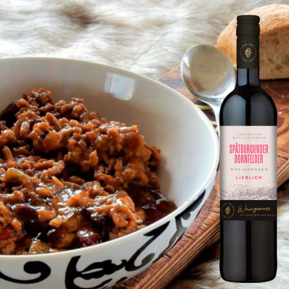 Wein-Genuss Dornfelder Spätburgunder QbA, lieblich, 2024, 0,75l