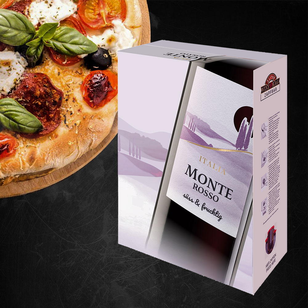 Monte Rosso, süß&fruchtig, Bag-in-Box, 3,0l