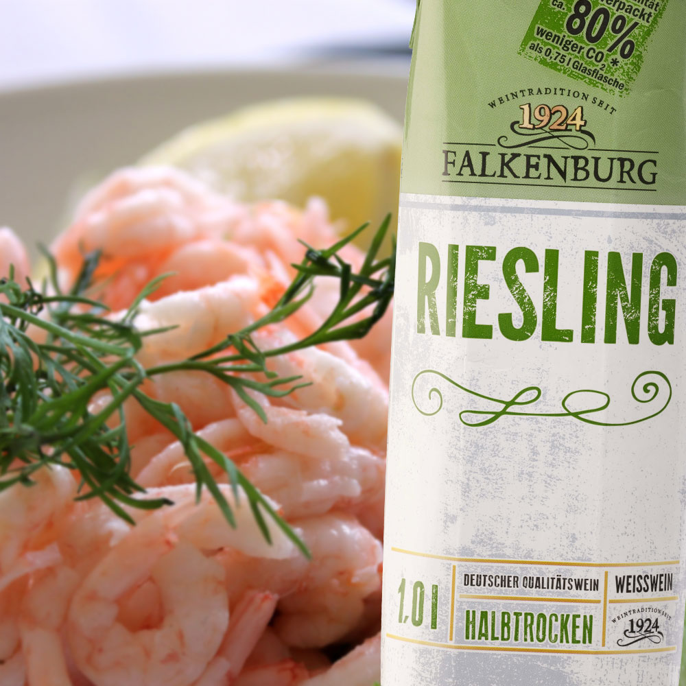 Falkenburg Riesling QbA, halbtrocken, 2022, 1,0l