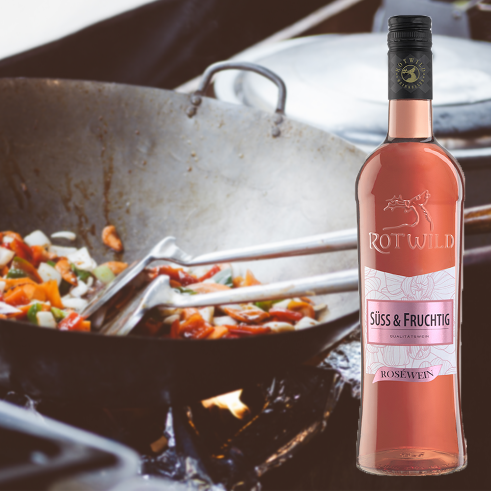 Rotwild Rosé Süss&Fruchtig QbA, süß, sortenreines Weinpaket (6x0,75l)