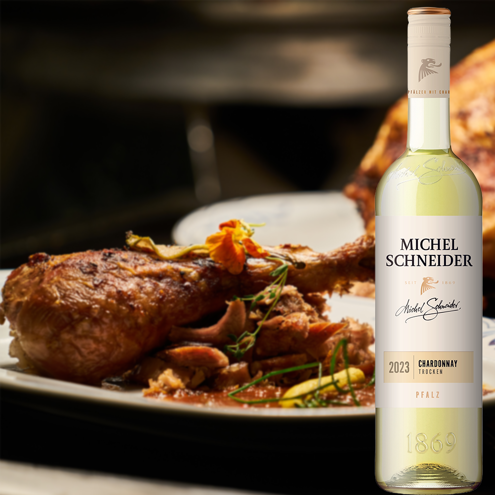 Michel Schneider Chardonnay QbA, trocken, 2023, 0,75l