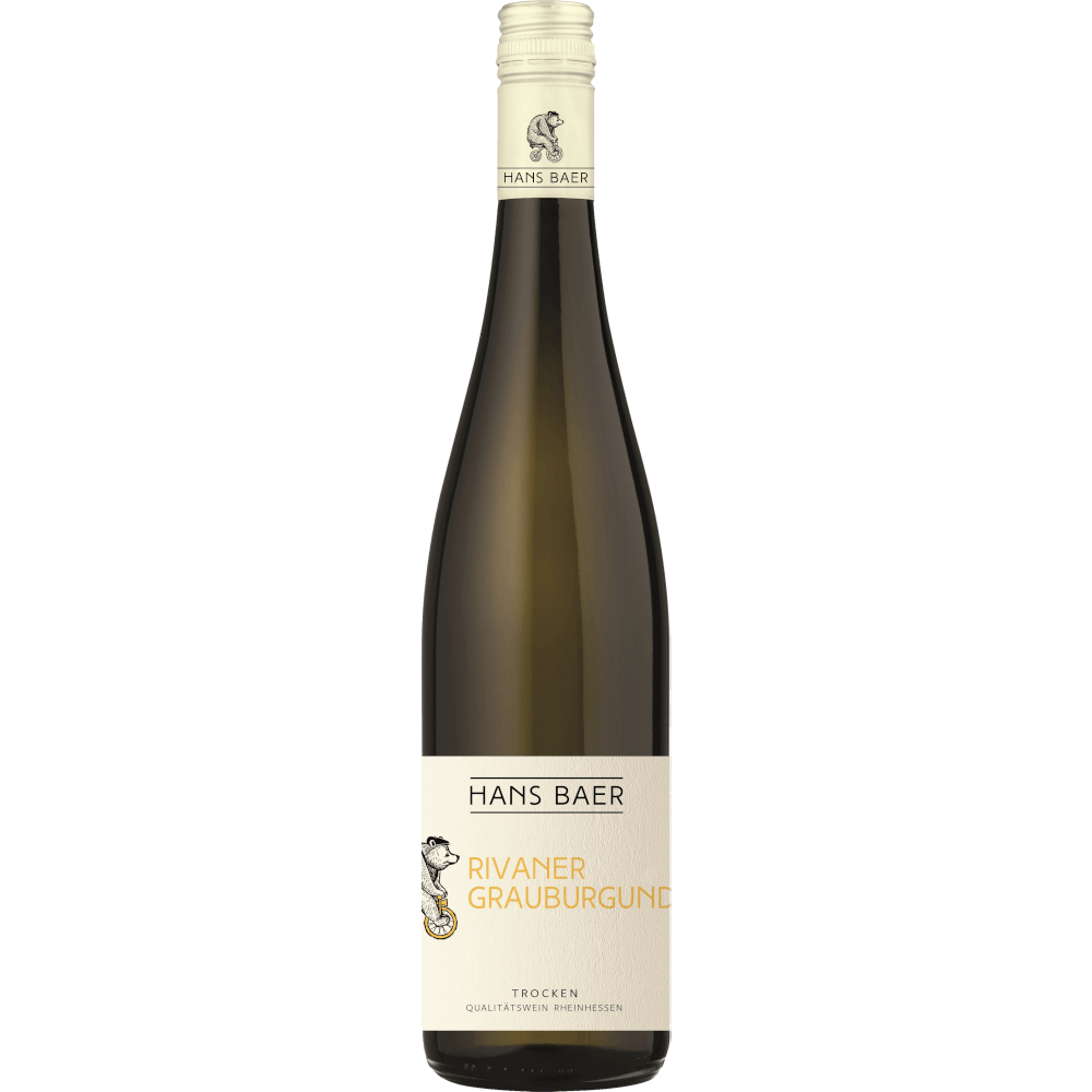 Hans Baer Rivaner Grauburgunder QbA, trocken, 2024, 0,75l