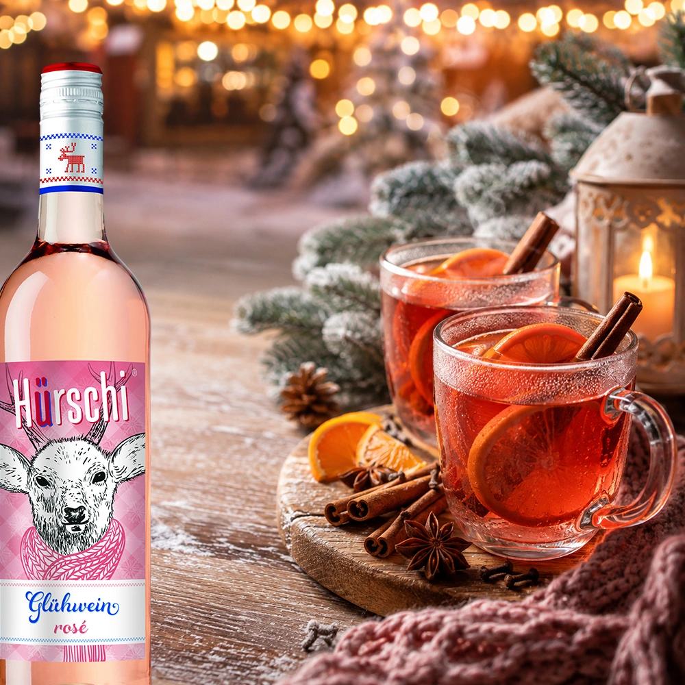 Hürschi Glühwein Rosé, 0,75l