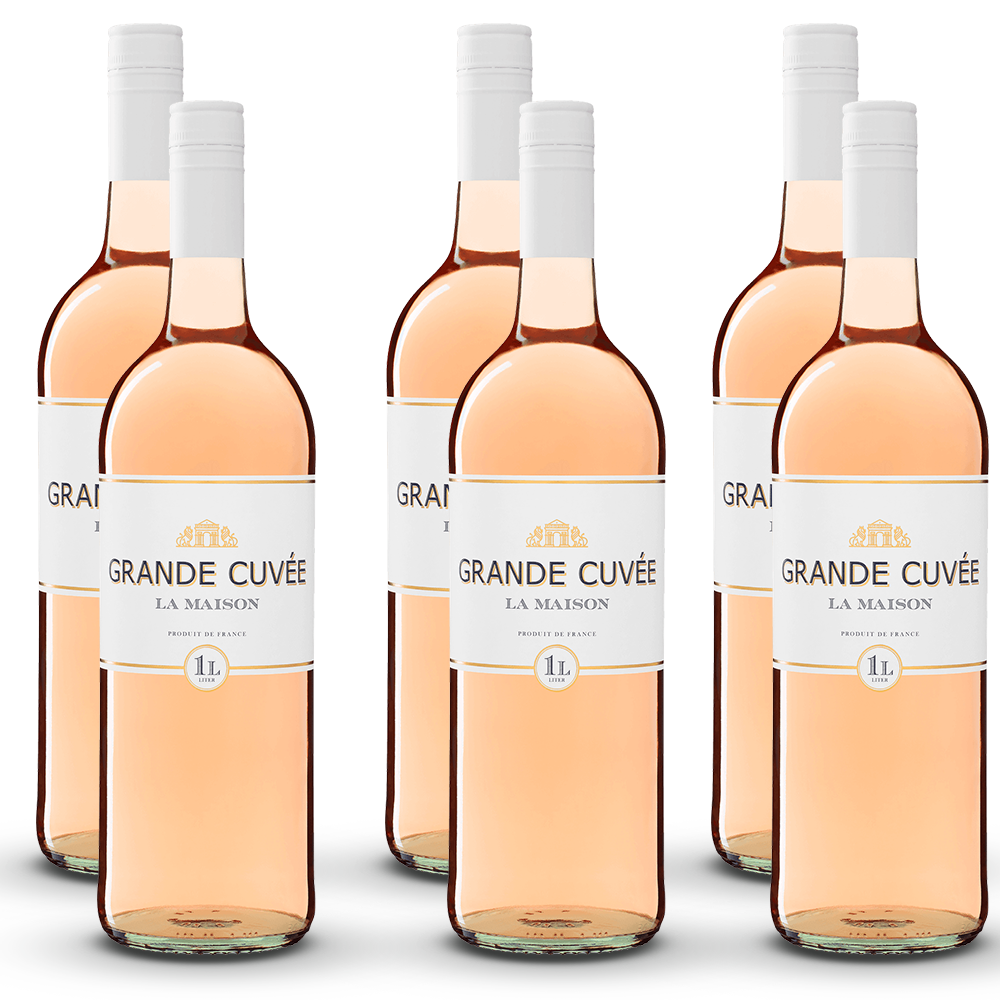 Grande Cuvée, La Maison, Vin de France, sortenreines Weinpaket (6x1,0l)