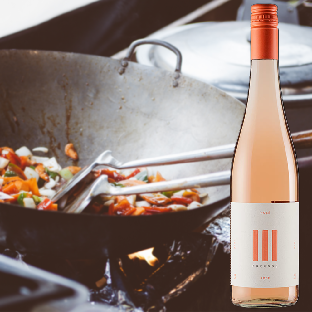 Drei Freunde Rosé, trocken, sortenreines Weinpaket (6x0,75l)