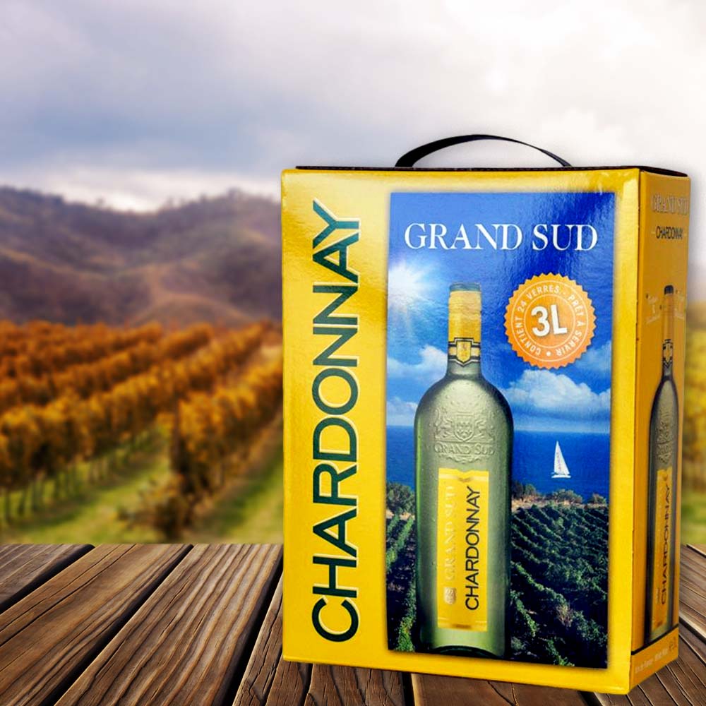 Grand Sud Chardonnay, trocken, 2022, Bag-in-Box, 3,0l