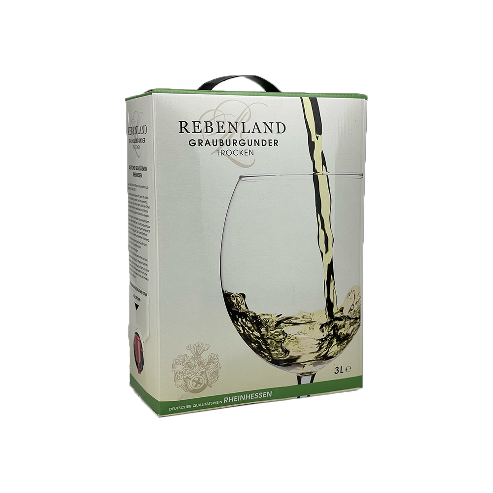 Rebenland Grauburgunder, trocken, 2022, 3 Liter Bag-in-Box