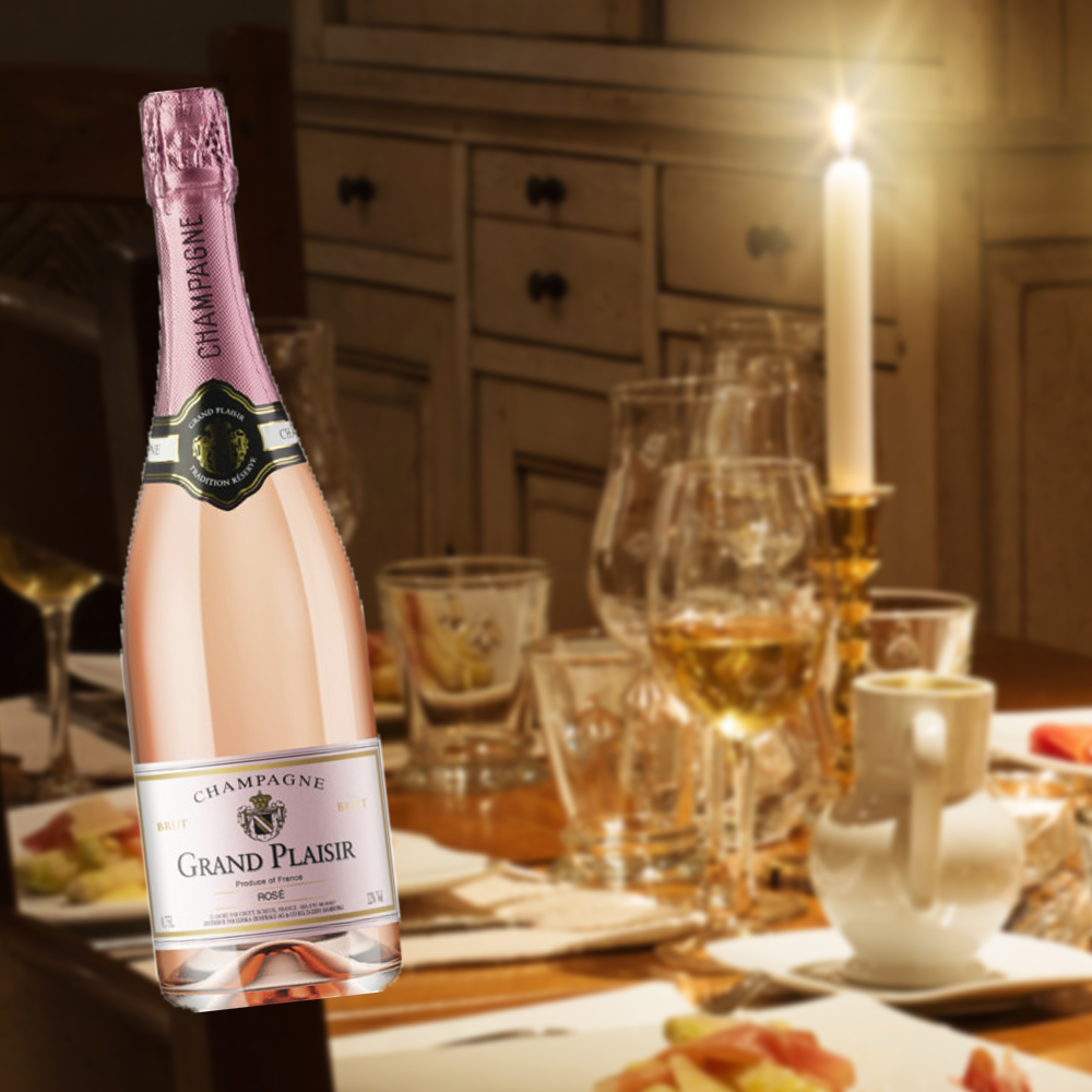 Gruet Grand Plaisir Rosé Champagne, trocken, 0,75l