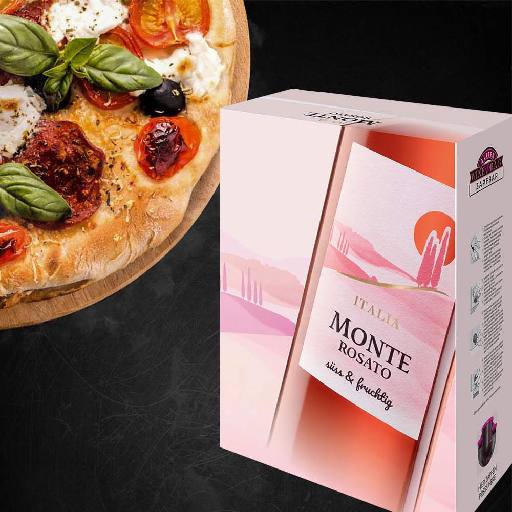 Monte Rosato, süß&fruchtig, Bag-in-Box, 3,0l