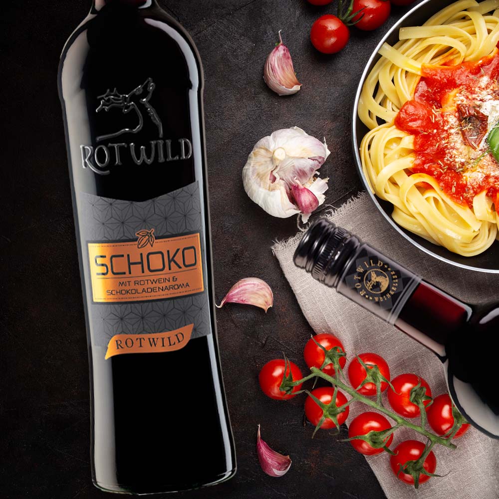 Rotwild Schoko Rotwein, süß, 0,75l