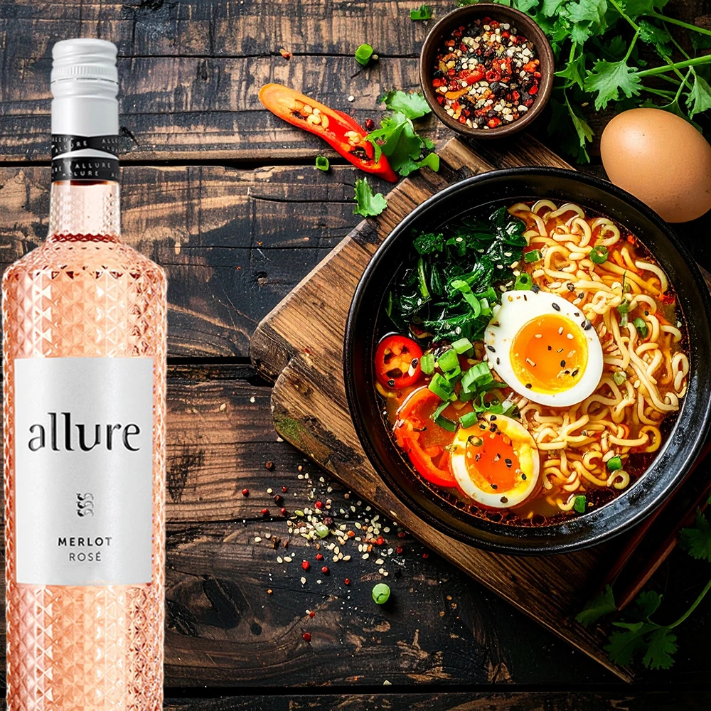 Allure Merlot Rosé, halbtrocken, 2024, 0,75l