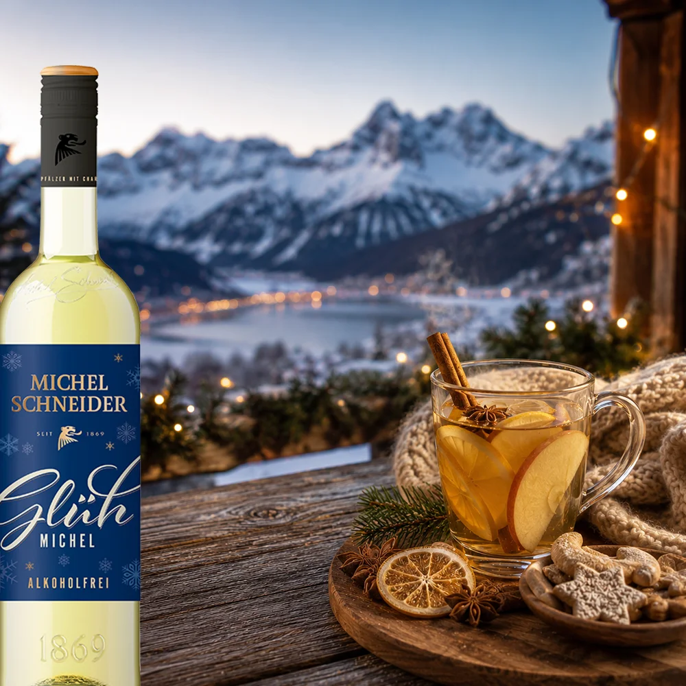 Michel Schneider Glühmichel Weiß, alkoholfrei, 0,75l