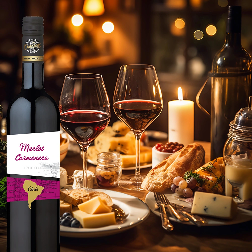 OverSeas Merlot Carmenere, trocken, 2025, 0,75l