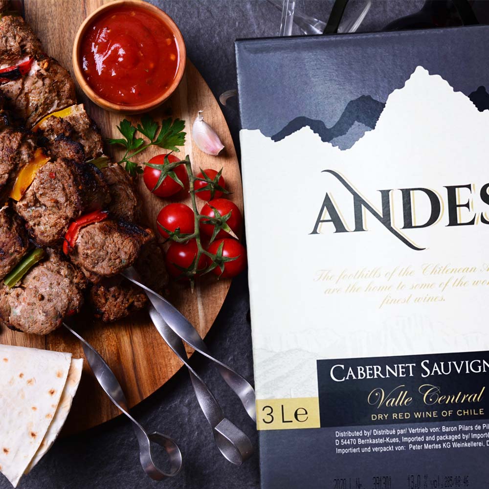 Andes Cabernet Sauvignon, trocken, 2023, Bag-in-Box, 3,0l