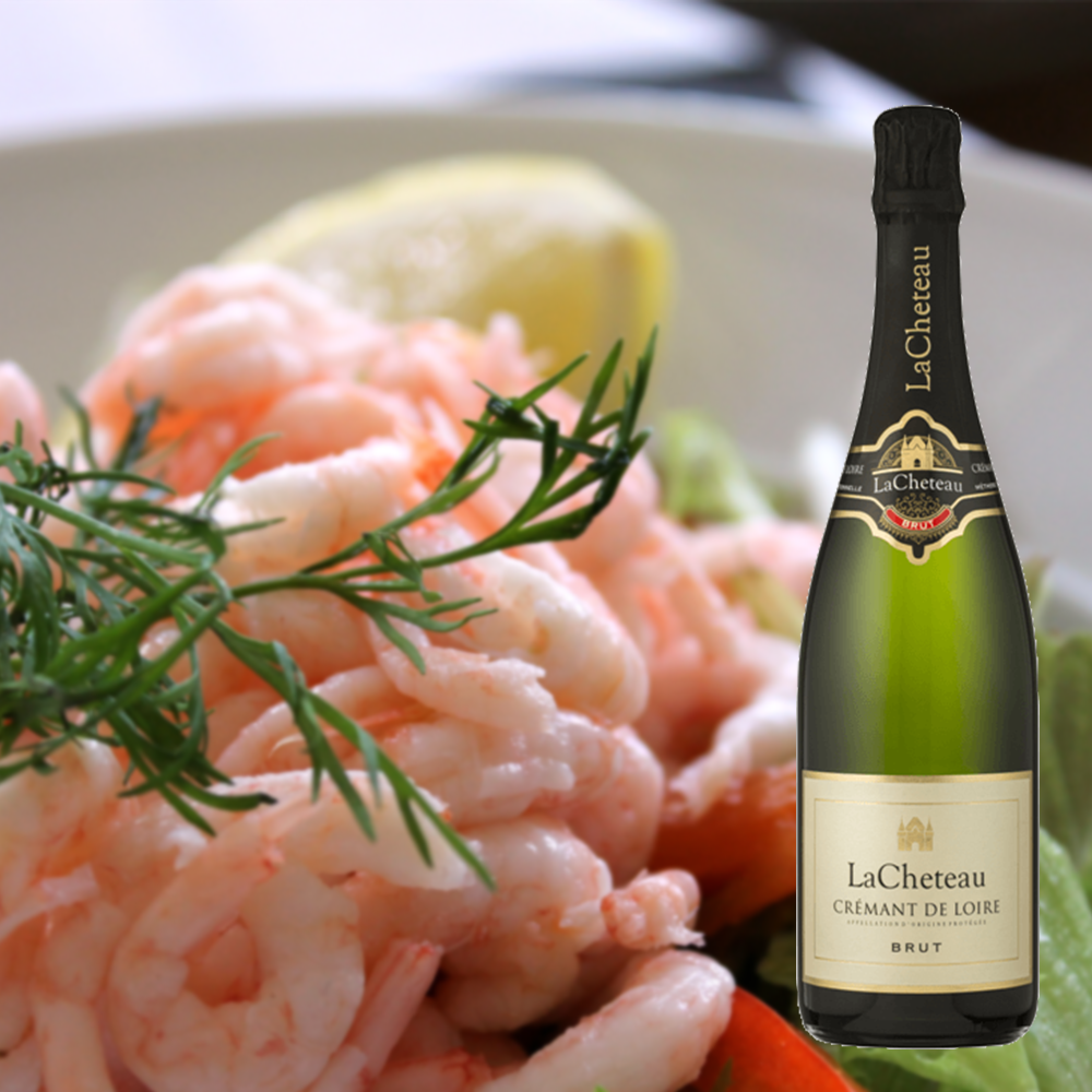 LaCheteau, Crémant de Loire AOP Brut, trocken, sortenreines Weinpaket + VINOX Winecards (6x0,75l)