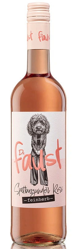 Dr.Faust Spätburgunder Rosè QbA, feinherb, 2025, 0,75l