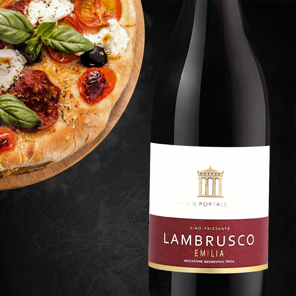 Il Portale Lambrusco dell'Emilia Rosso IGT, lieblich, 0,75l