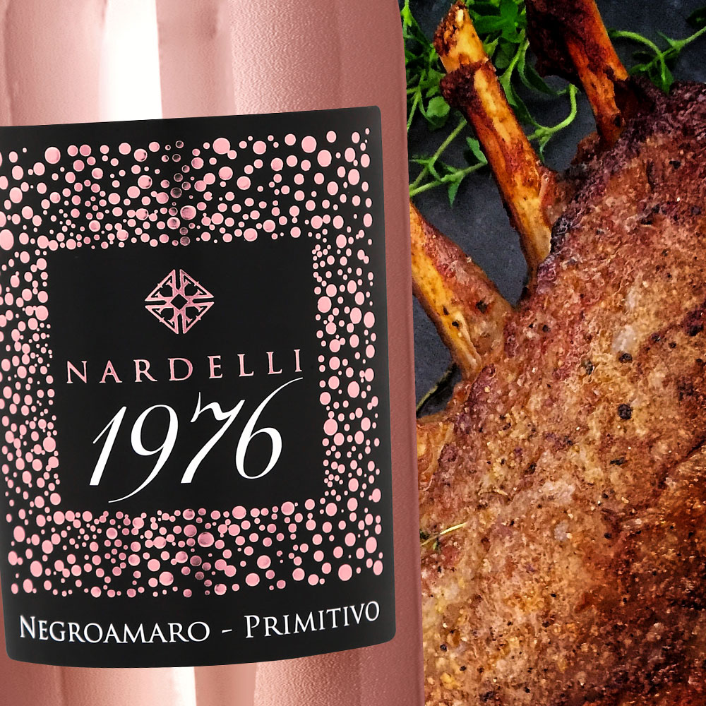 Nardelli 1976 Pink Edition Negroamaro Primitivo, halbtrocken, 2023, 0,75l